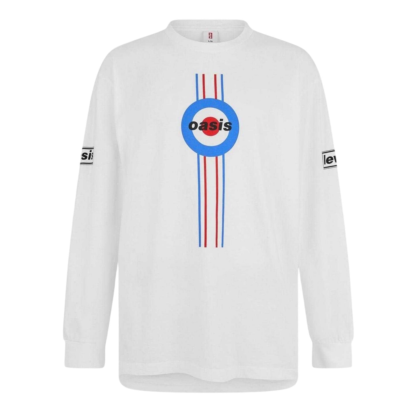 White - Front - Levis Mens Oasis Long-Sleeved T-Shirt