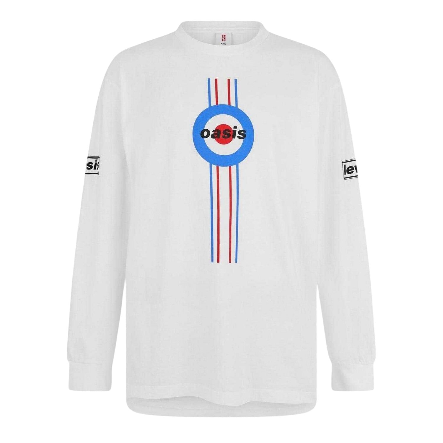 White - Front - Levis Mens Oasis Long-Sleeved T-Shirt