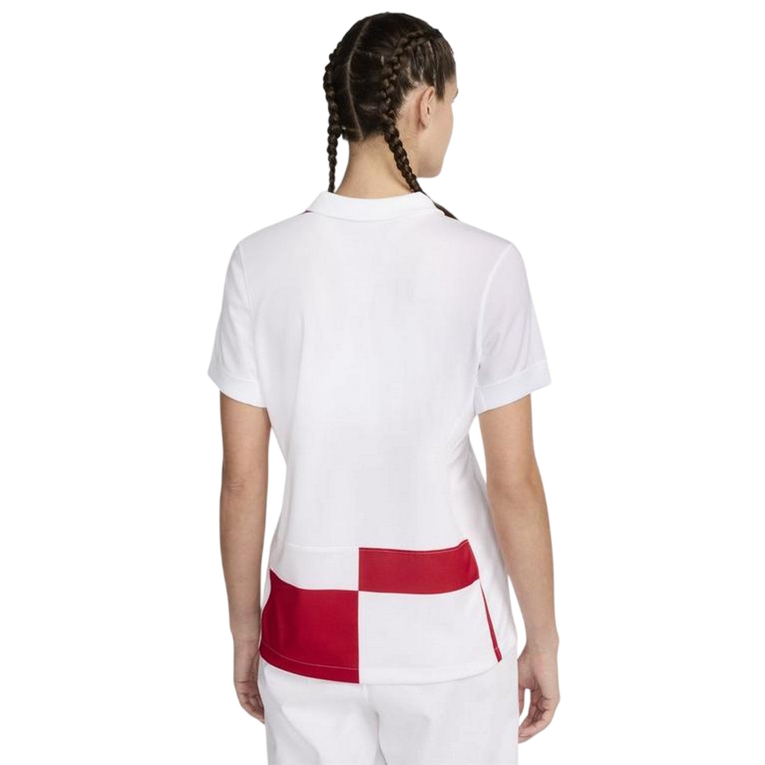 White - Back - Nike Womens-Ladies 2024 Croatia Home Jersey
