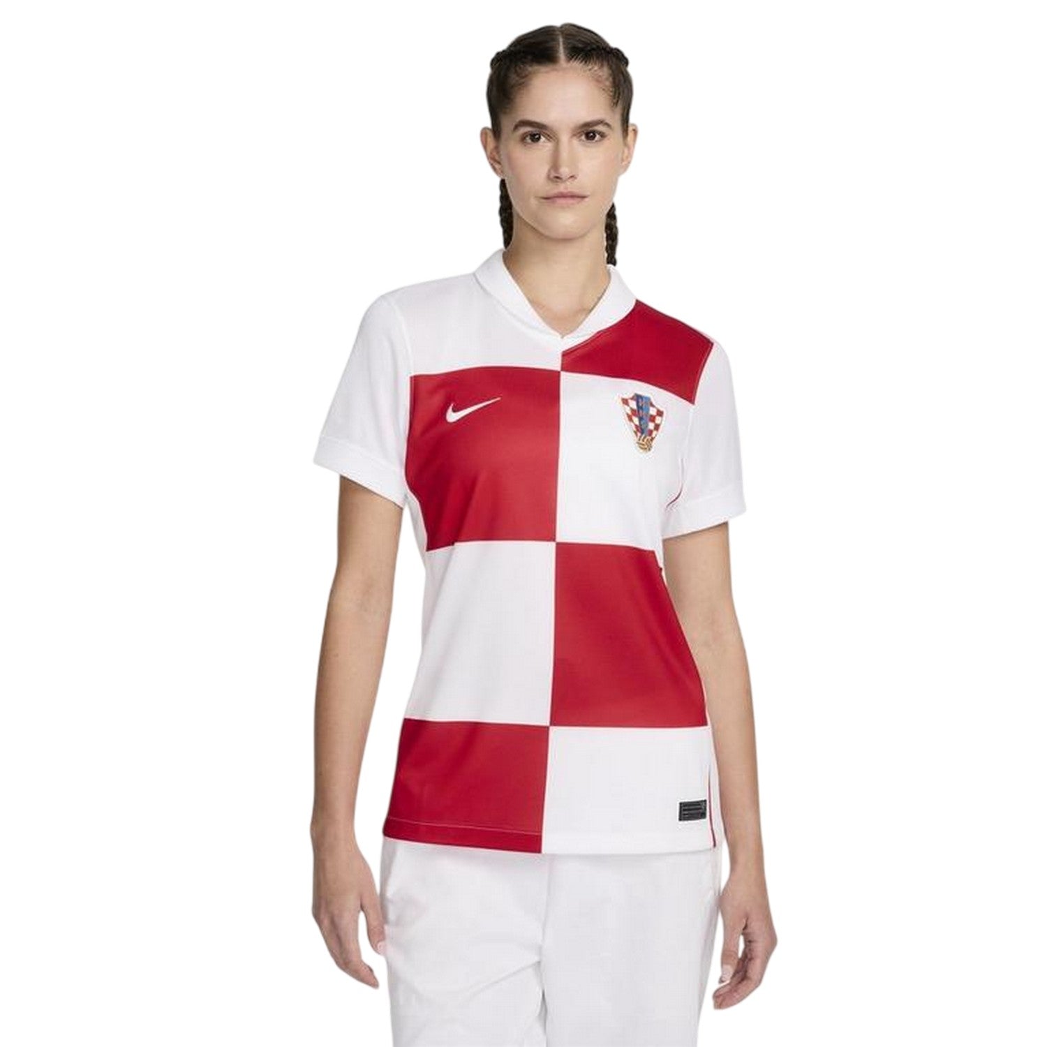 White - Front - Nike Womens-Ladies 2024 Croatia Home Jersey