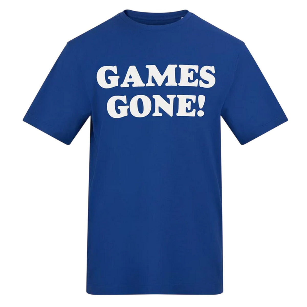 Blue - Front - AWD Mens Games Gone Graphic Print T-Shirt