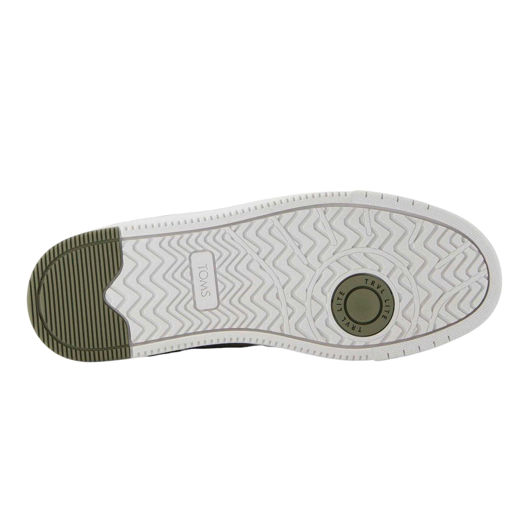 Grey - Lifestyle - Toms Mens Trvl Lite Court Perforated Suede Trainers