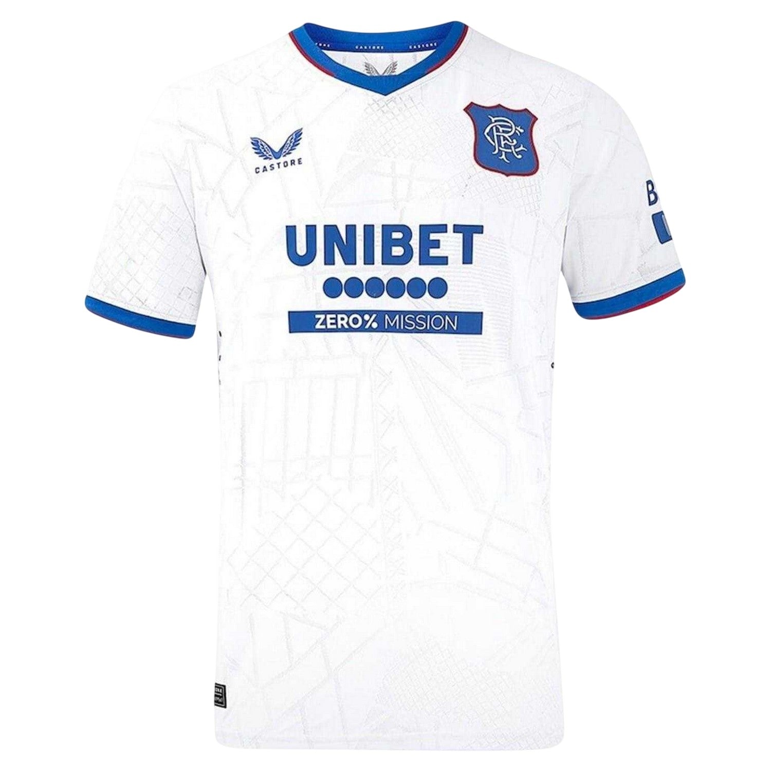 Grey-Blue - Front - Castore Womens-Ladies Rangers FC Away Shirt