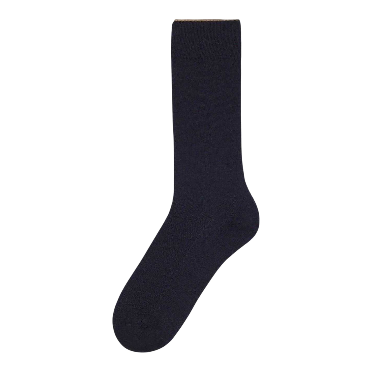 Dark Blue - Back - Boss Mens Plain Ankle Cashmere Socks
