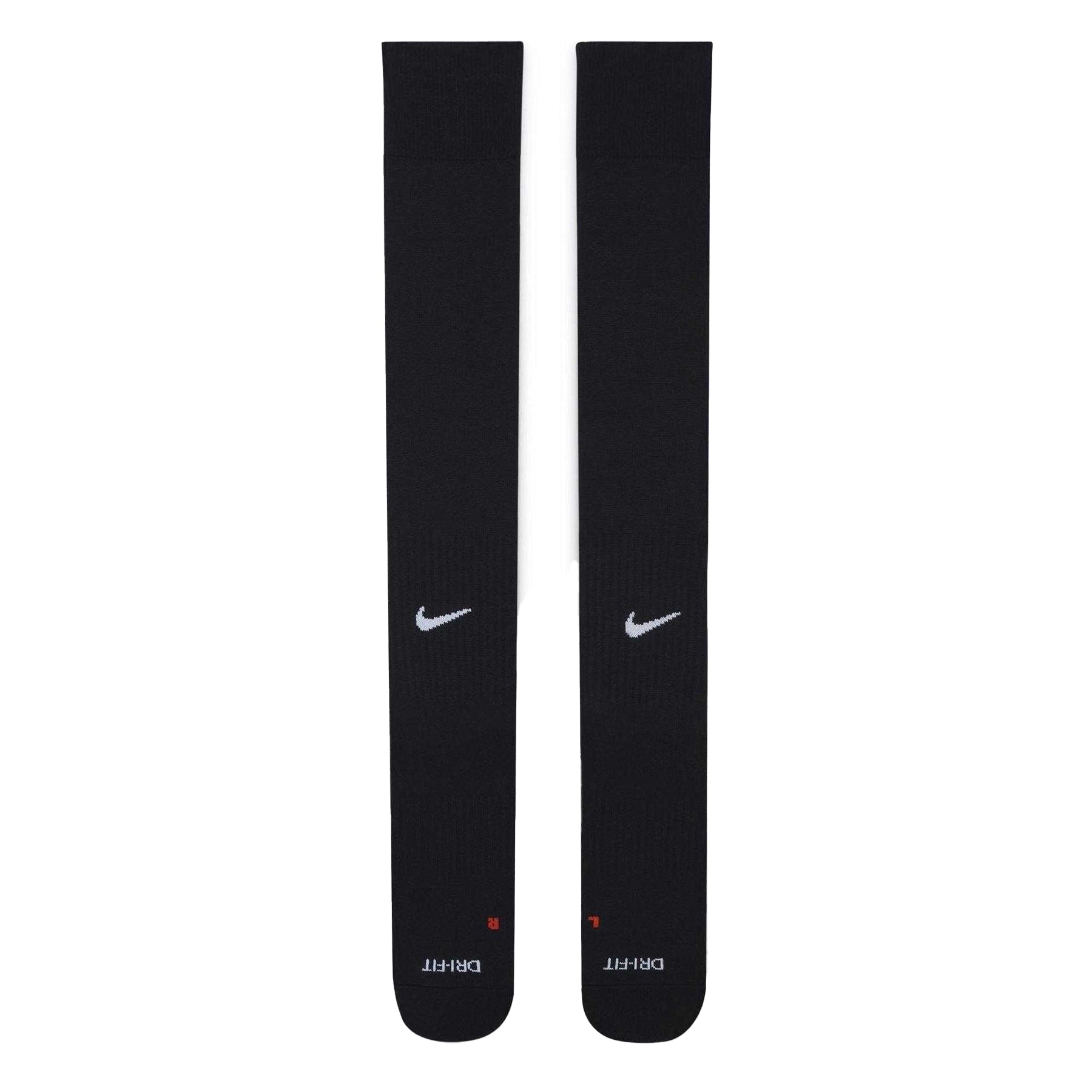 Black - Back - Nike Childrens-Kids Academy Swoosh Football Socks
