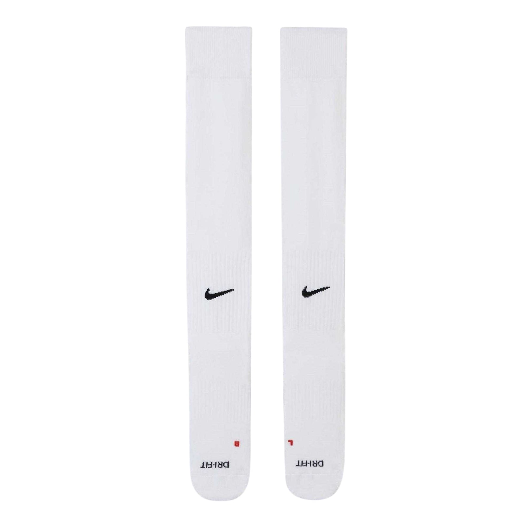 White - Back - Nike Childrens-Kids Academy Swoosh Football Socks