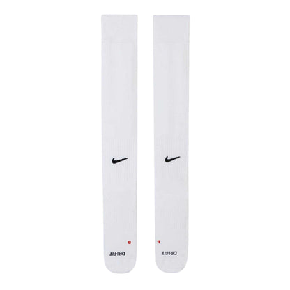 White - Back - Nike Childrens-Kids Academy Swoosh Football Socks