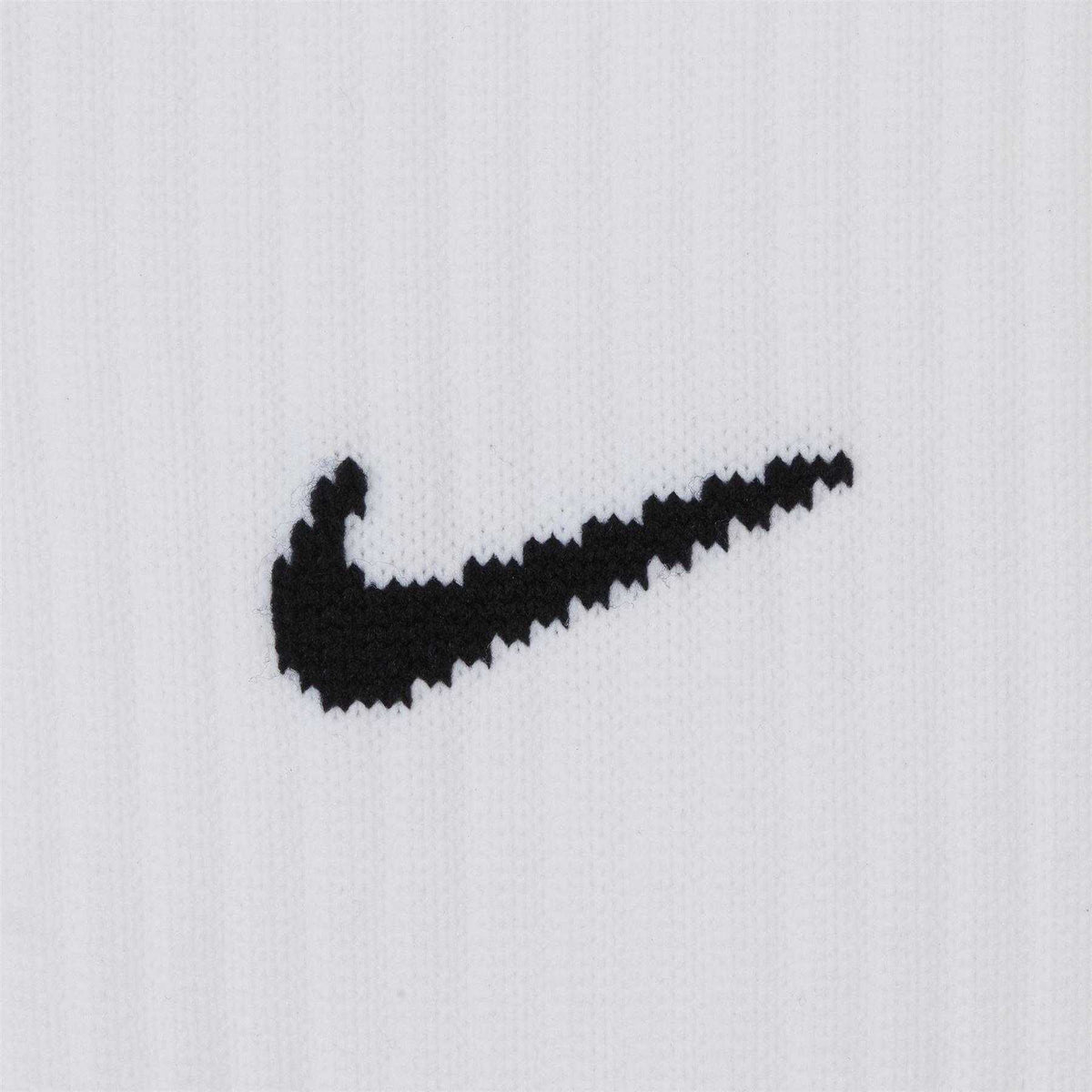 White - Side - Nike Childrens-Kids Academy Swoosh Football Socks