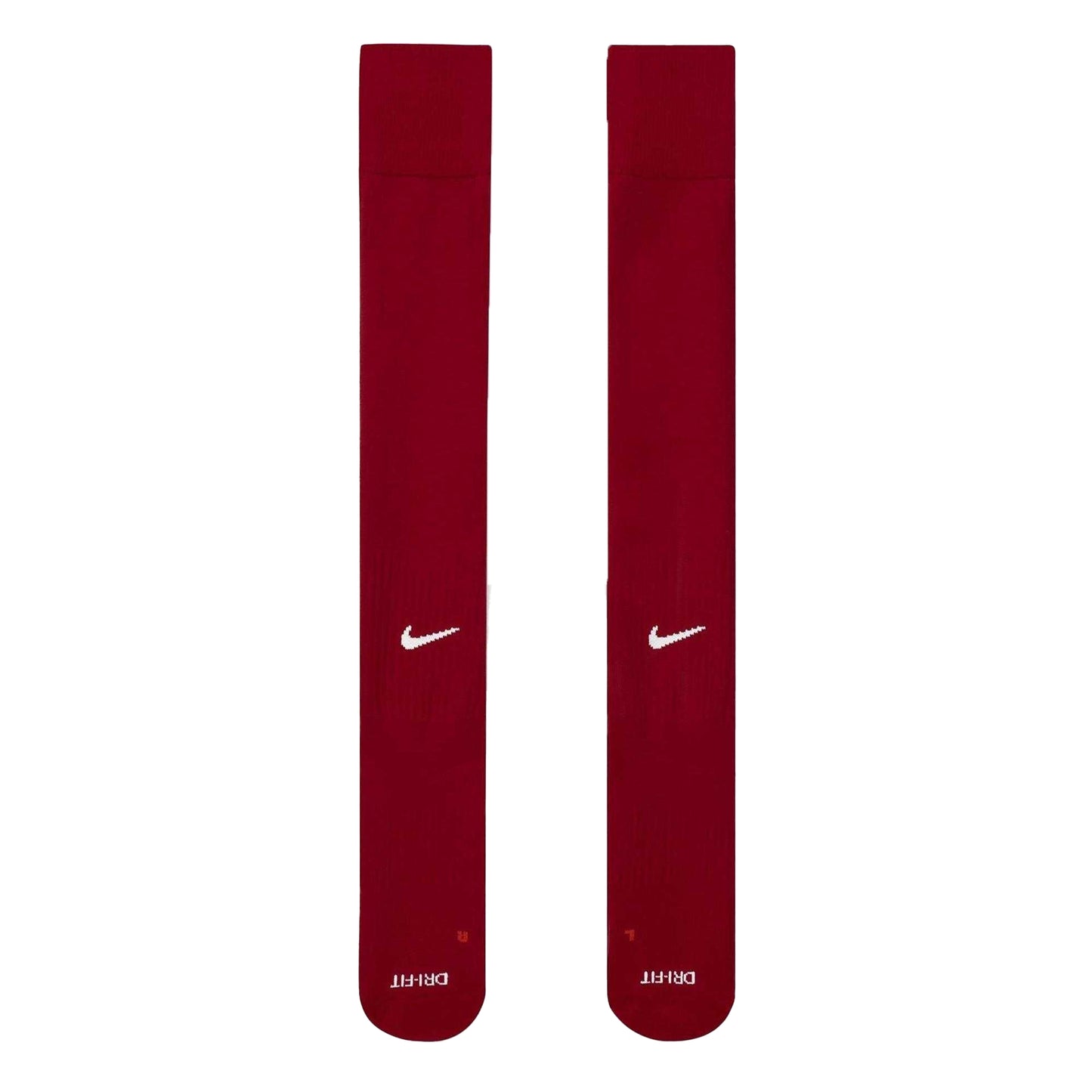 Red - Back - Nike Childrens-Kids Academy Swoosh Football Socks