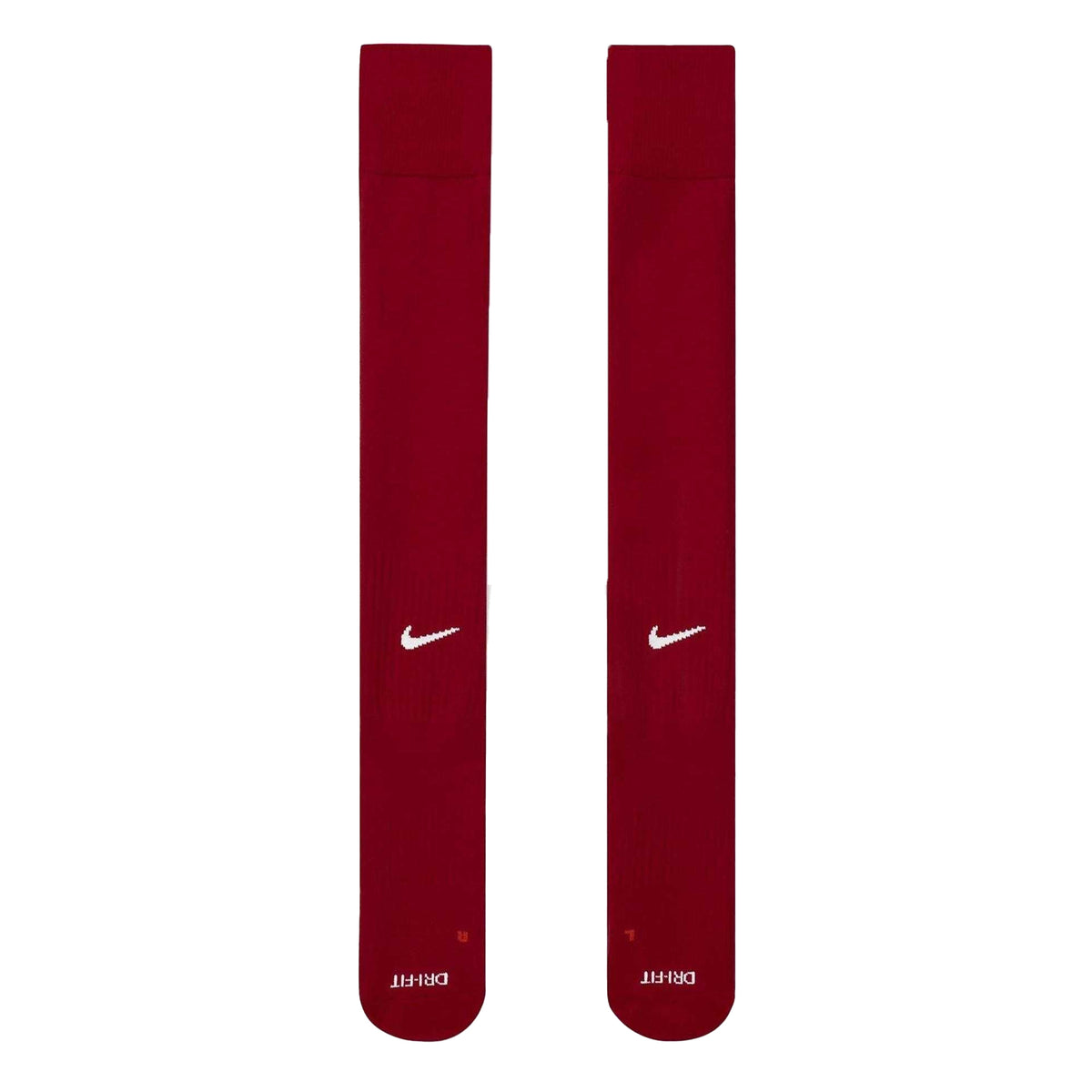 Red - Back - Nike Childrens-Kids Academy Swoosh Football Socks