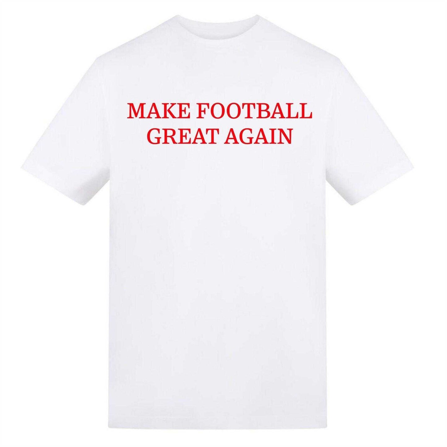 Grey - Front - AWD Mens Make Football Great Again England T-Shirt