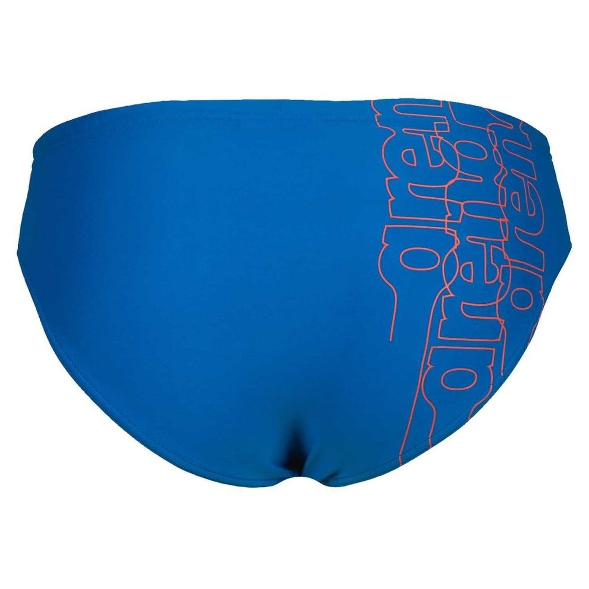 China Blue - Back - Arena Boys Logo Swim Briefs