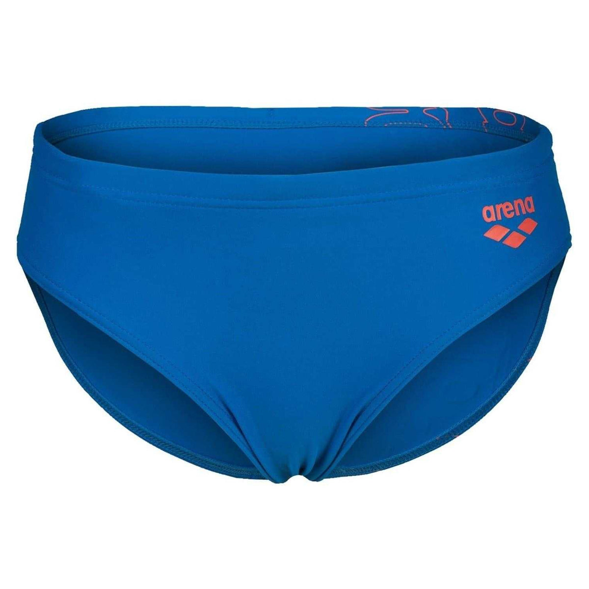 China Blue - Front - Arena Boys Logo Swim Briefs