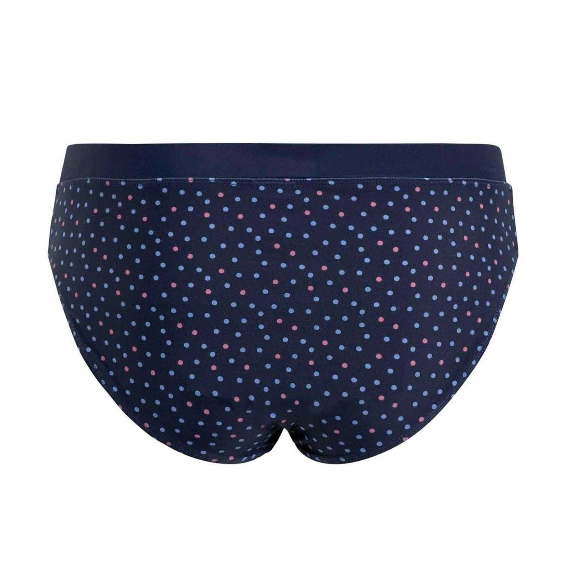 Navy - Back - Trespass Womens-Ladies Polka Dot Swim Briefs