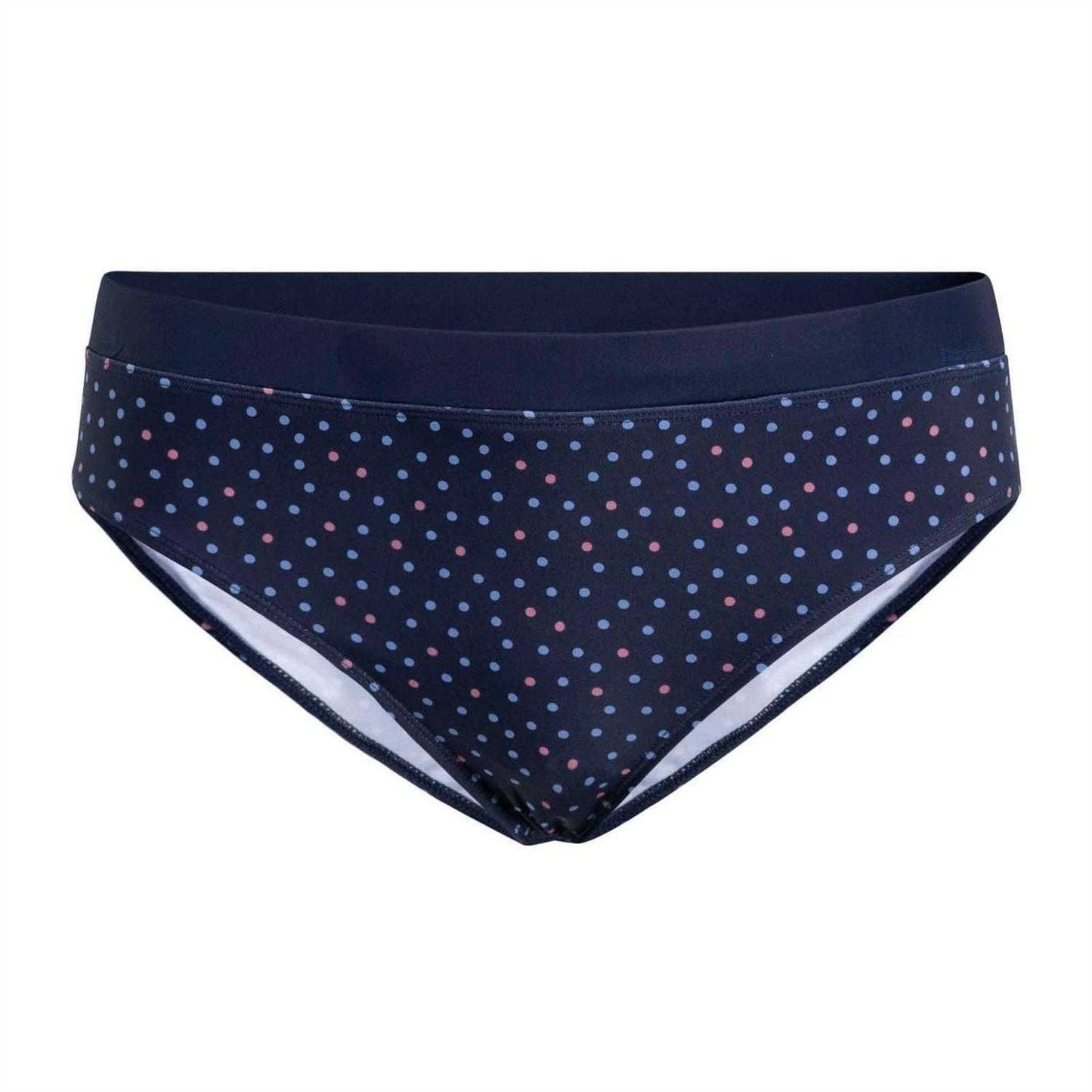Navy - Front - Trespass Womens-Ladies Polka Dot Swim Briefs