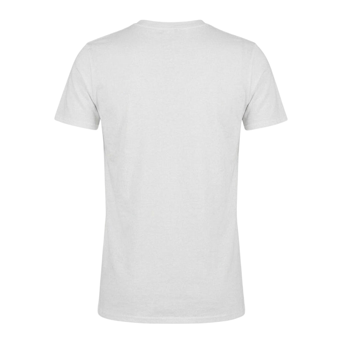 Red-White - Back - AWD Unisex Adult Boro Distressed T-Shirt