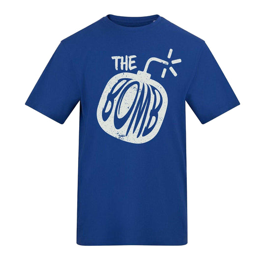Blue - Front - AWD Unisex Adult The Bomb T-Shirt