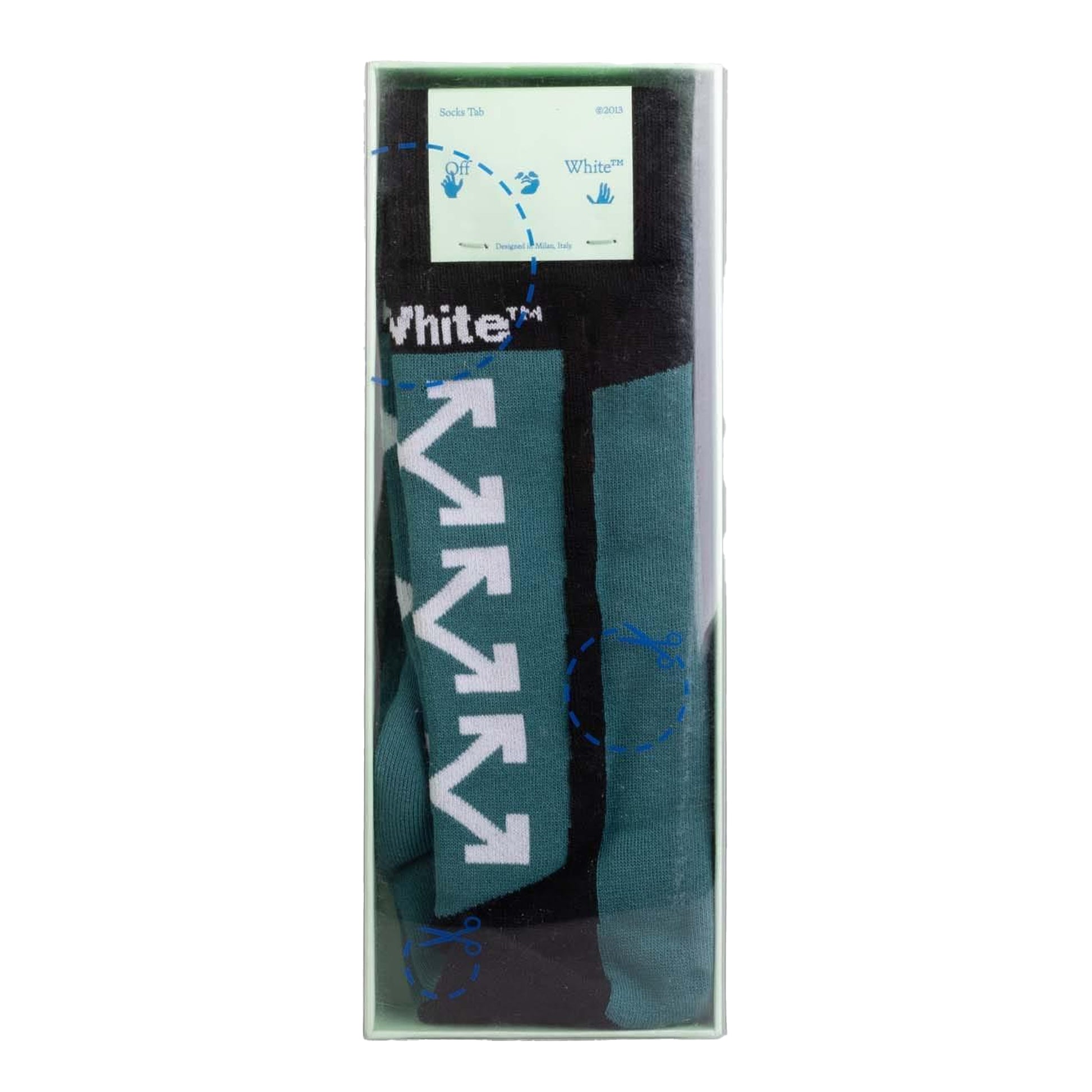 White - Back - Off White Bounce Ski Socks
