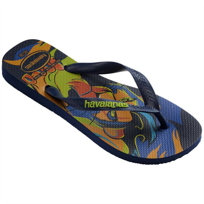 Navy Blue - Side - Havaianas Unisex Adult The Lion King Flip Flops