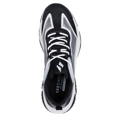 White-Black - Lifestyle - Skechers Mens Moonhiker Low Cut Trainers