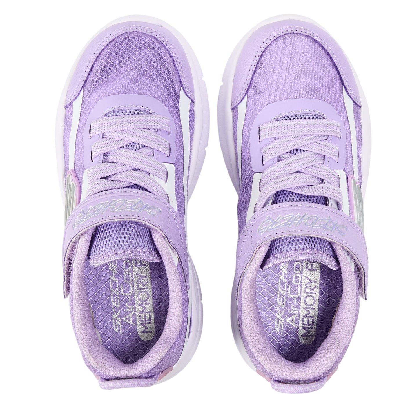 Periwinkle - Side - Skechers Childrens-Kids Flexblast Trainers