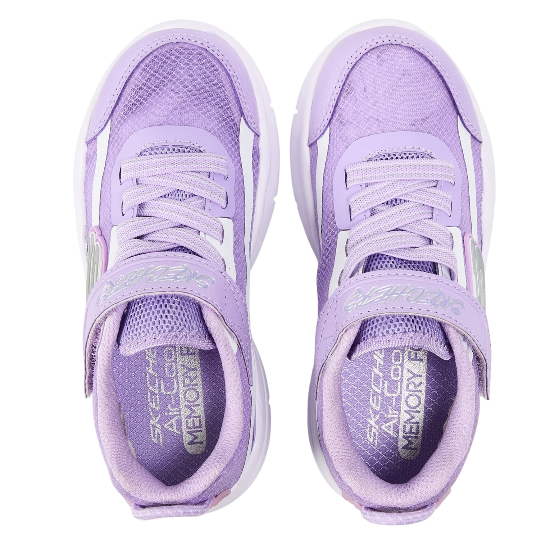 Periwinkle - Side - Skechers Childrens-Kids Flexblast Trainers