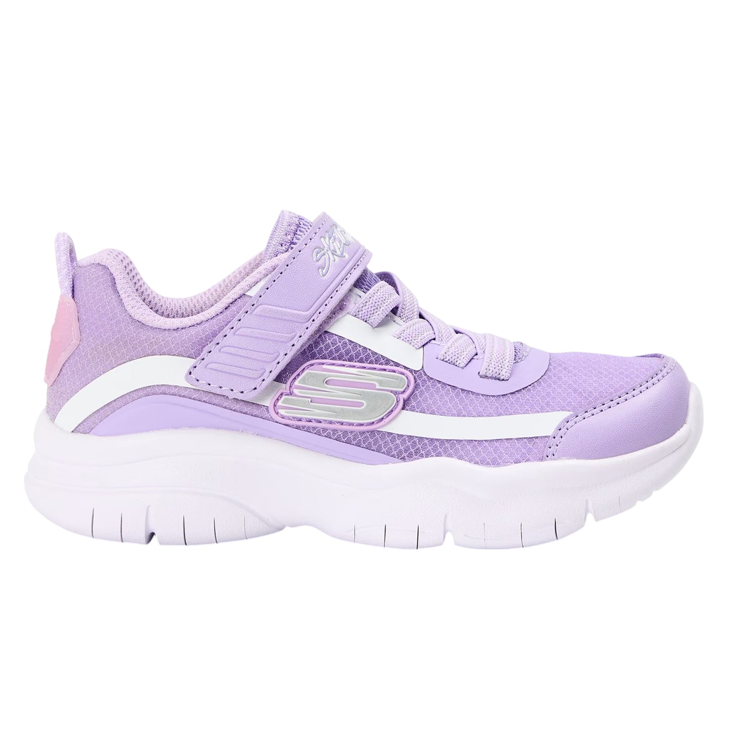 Periwinkle - Front - Skechers Childrens-Kids Flexblast Trainers