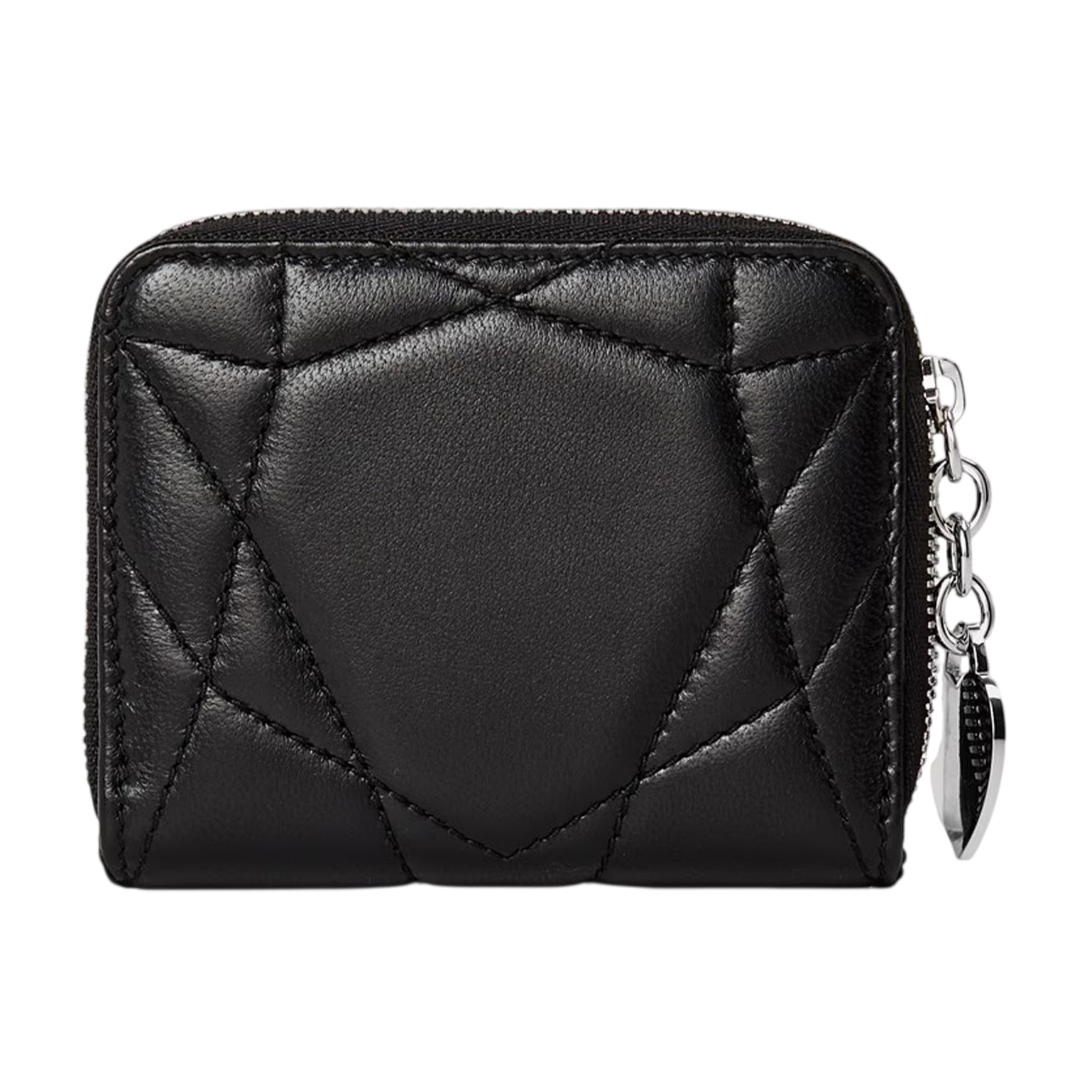 Black - Back - Tiffany & Co Womens-Ladies Keyring Leather Coin Purse