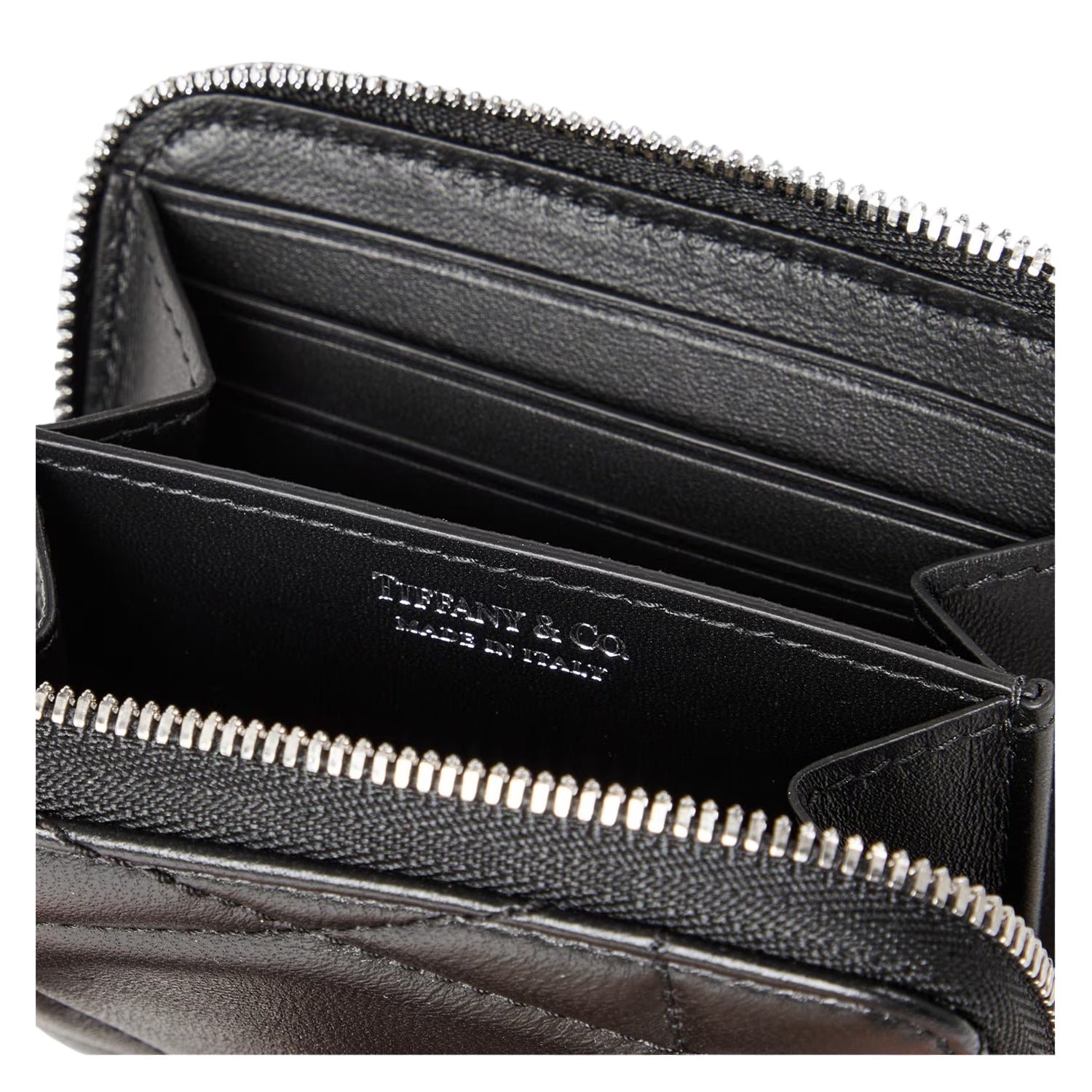 Black - Lifestyle - Tiffany & Co Womens-Ladies Keyring Leather Coin Purse