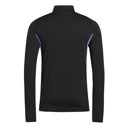 Black-Purple - Back - Adidas Mens Tiro 25 Competition Logo Track Top