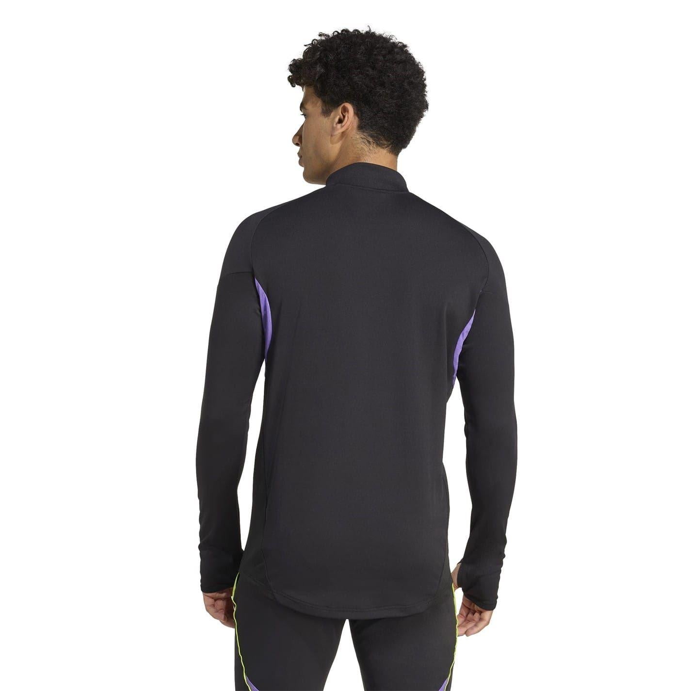 Black-Purple - Pack Shot - Adidas Mens Tiro 25 Competition Logo Track Top