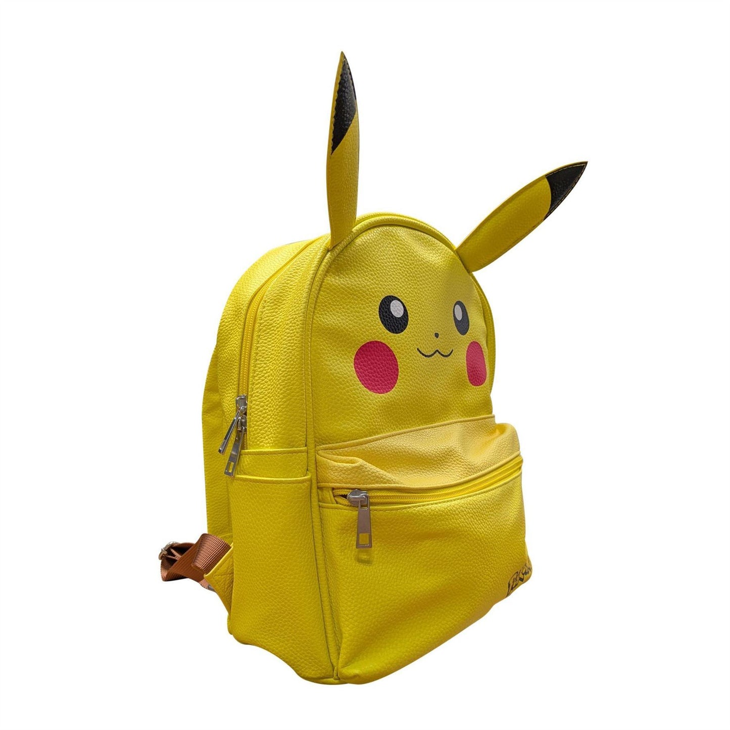 Yellow - Side - Pokemon Childrens-Kids Pikachu Mini Backpack