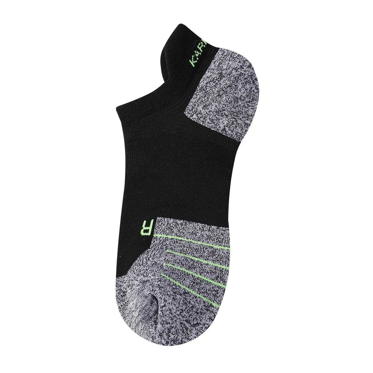 Black - Back - Karrimor Womens-Ladies Logo No-Show Socks