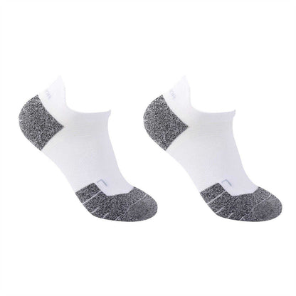 White - Front - Karrimor Womens-Ladies Logo No-Show Socks
