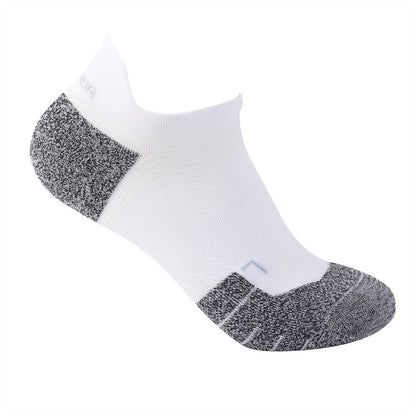 White - Side - Karrimor Womens-Ladies Logo No-Show Socks