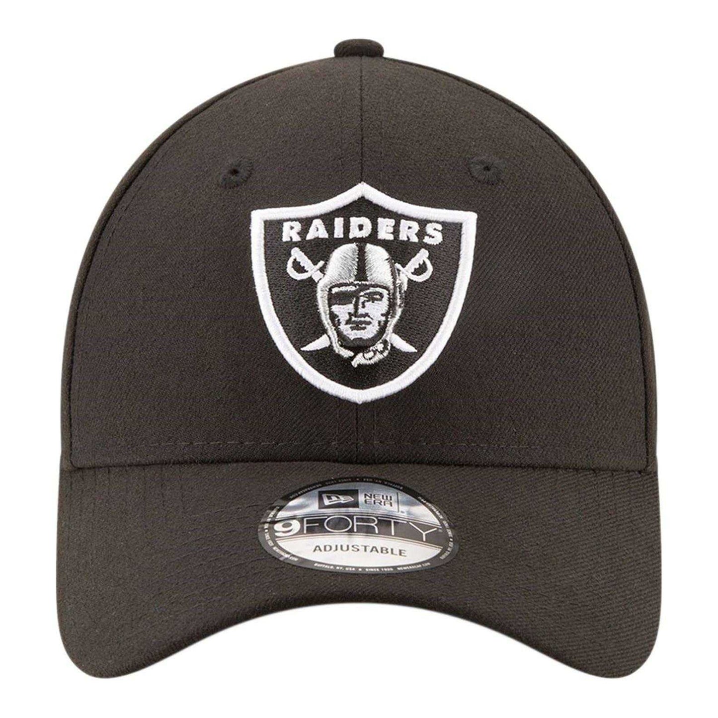 Black - Side - Las Vegas Raiders 9Forty Embroidered Logo Dad Hat
