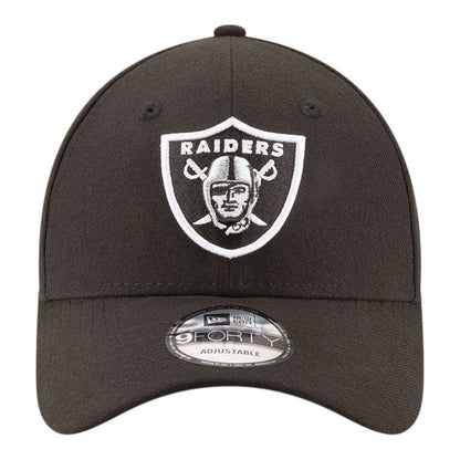 Black - Side - Las Vegas Raiders 9Forty Embroidered Logo Dad Hat