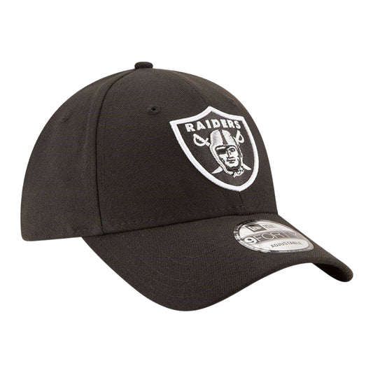 Black - Front - Las Vegas Raiders 9Forty Embroidered Logo Dad Hat