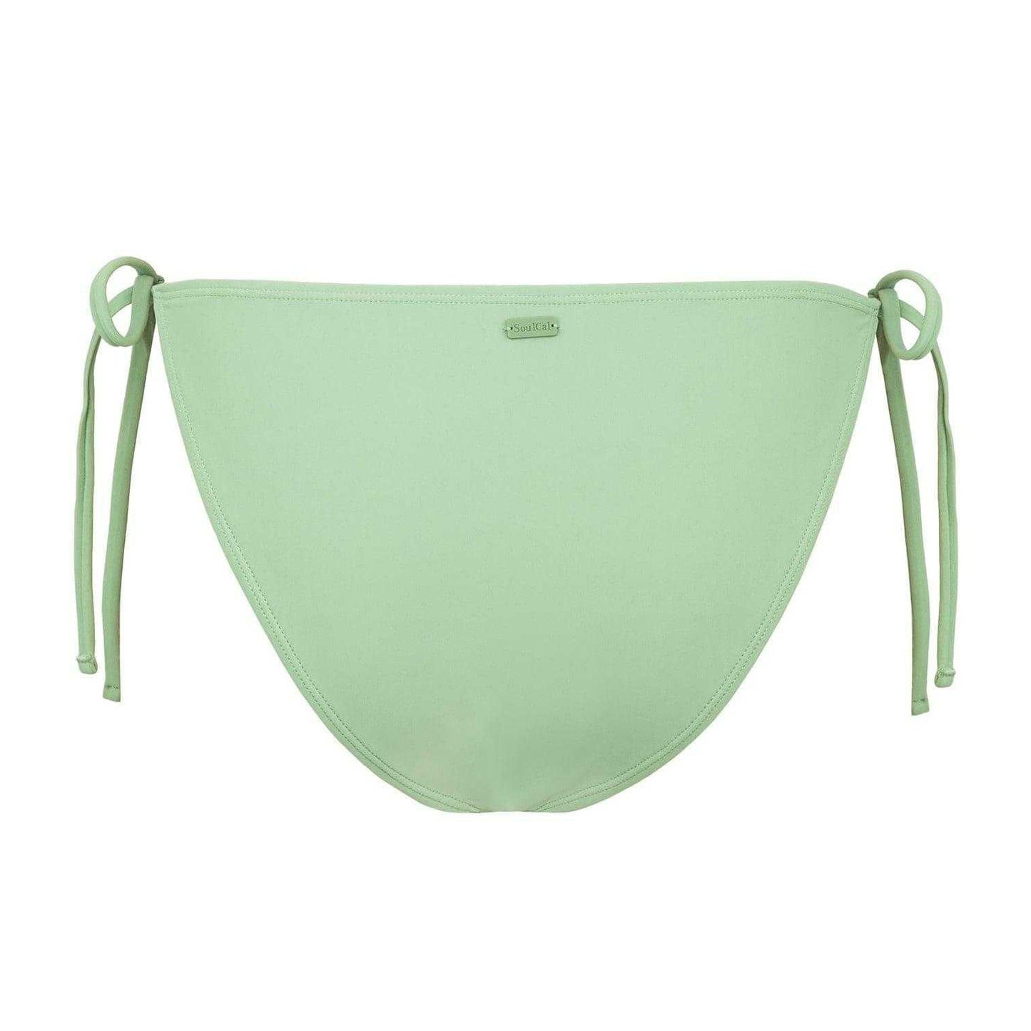 Sage Green - Back - SoulCal Womens-Ladies Plain Bikini Bottoms
