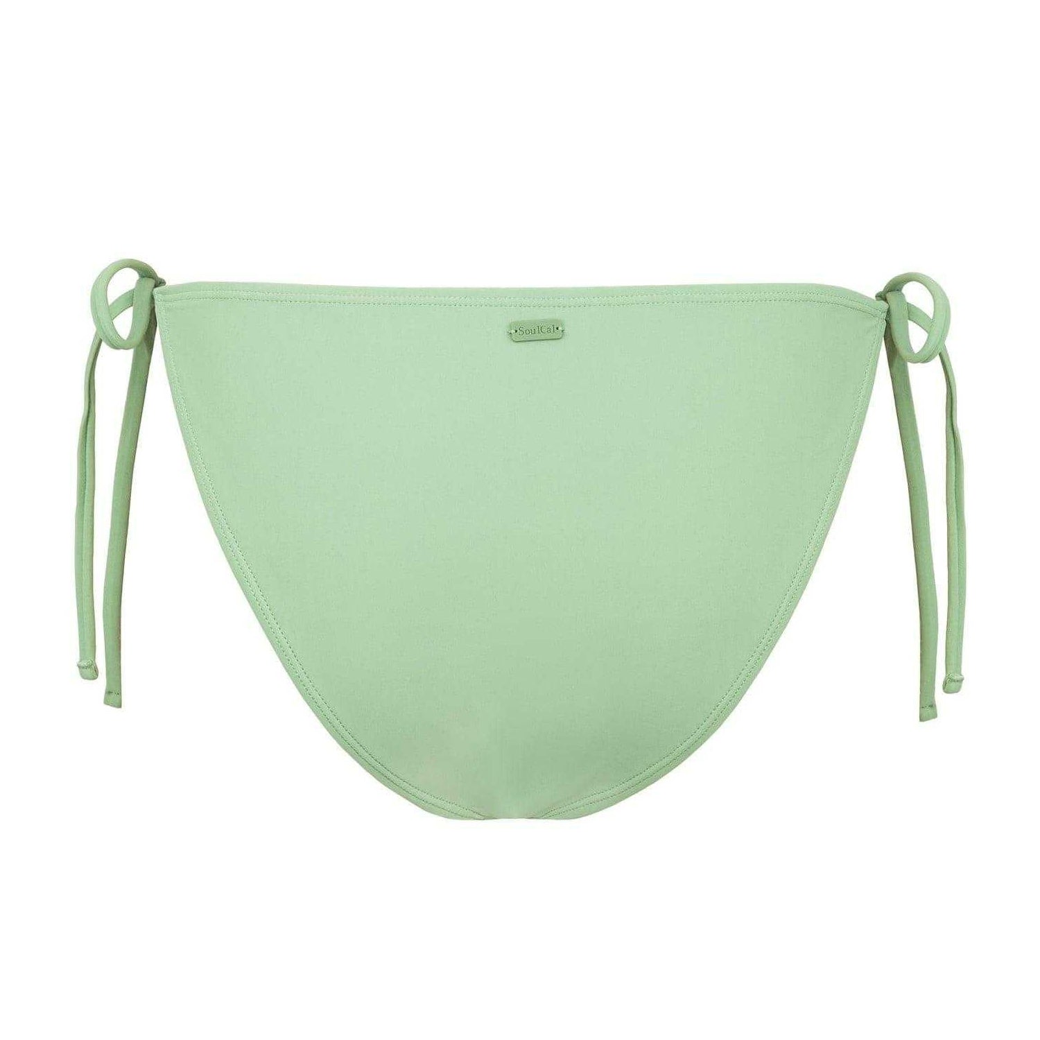 Sage Green - Back - SoulCal Womens-Ladies Plain Bikini Bottoms