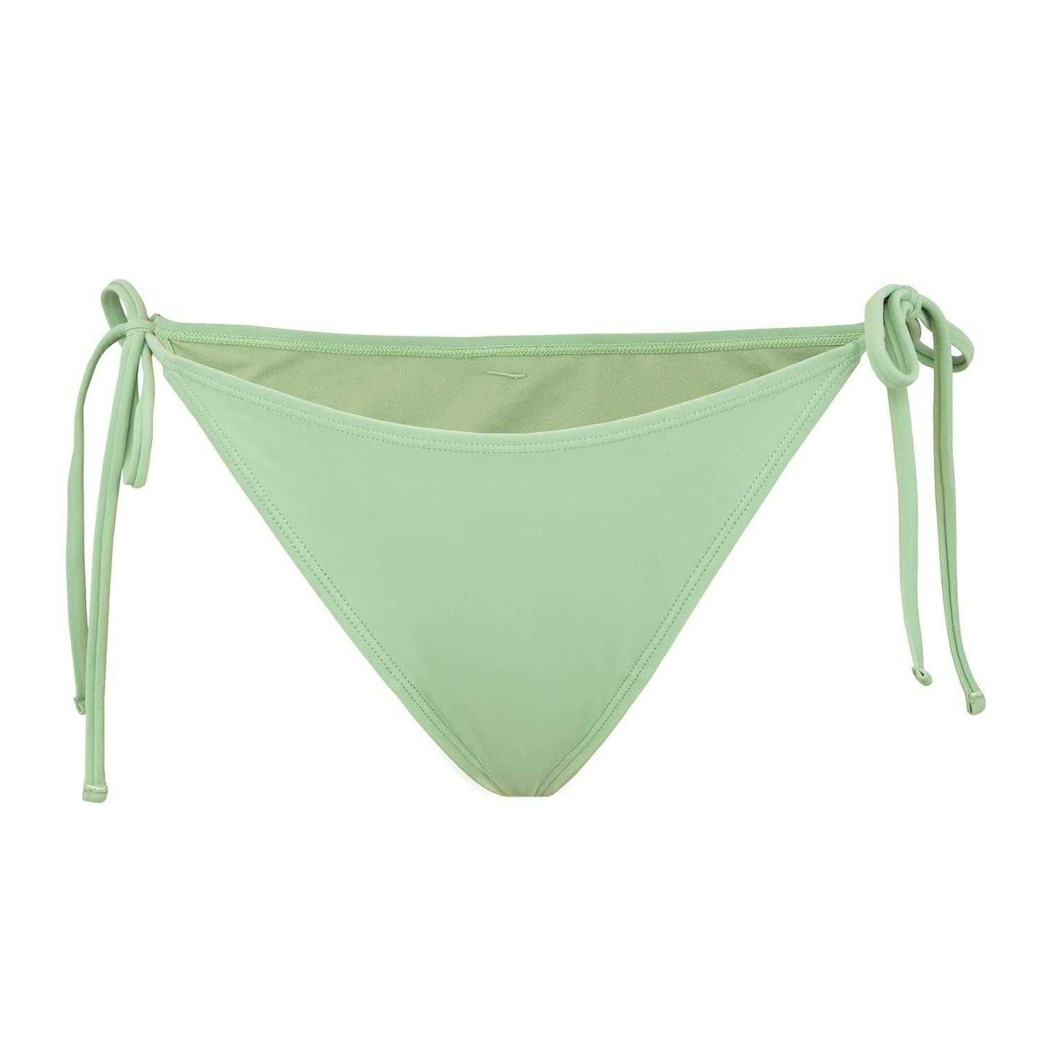 Sage Green - Front - SoulCal Womens-Ladies Plain Bikini Bottoms