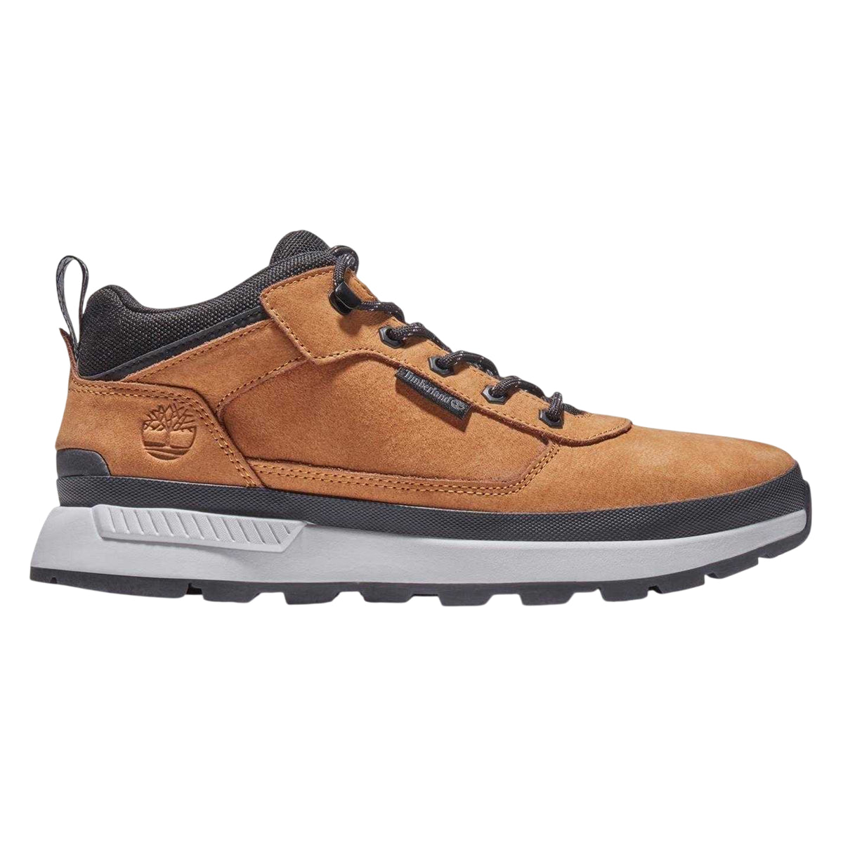 Wheat - Front - Timberland Mens Leather Trekking Mid Boots