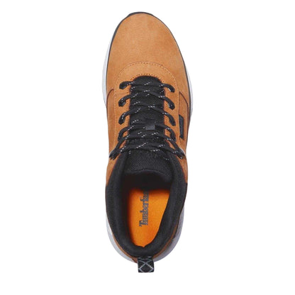 Wheat - Back - Timberland Mens Leather Trekking Mid Boots