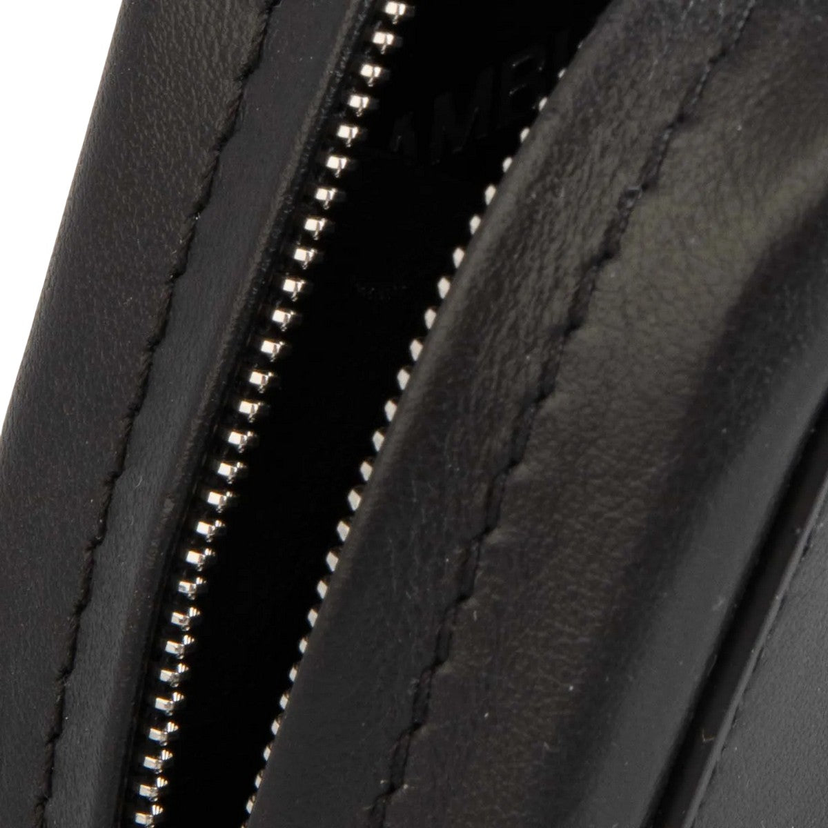 Black-Silver - Side - Ambush Tri Leather Pouch