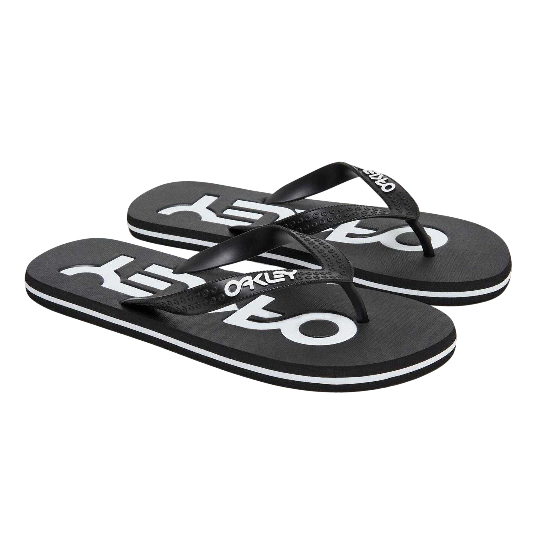 Blackout - Front - Oakley Mens College Flip Flops