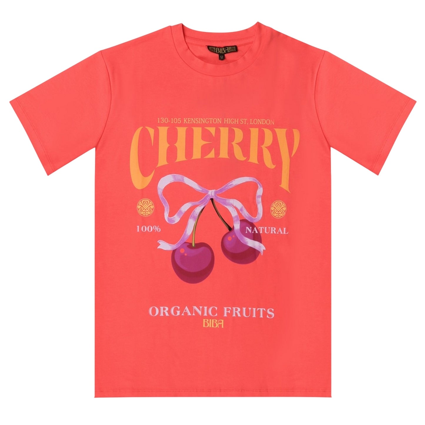 Cherry - Front - Biba Womens-Ladies Oversized T-Shirt