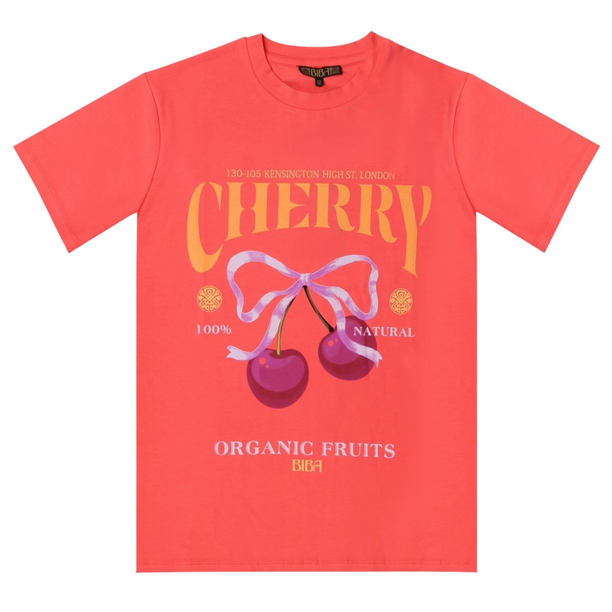 Cherry - Front - Biba Womens-Ladies Oversized T-Shirt
