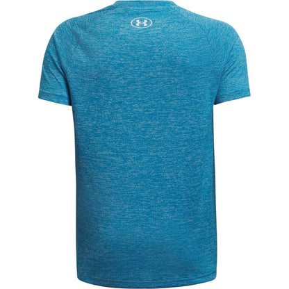 Ethereal Blue - Back - Under Armour Boys Tech 2.0 Short-Sleeved T-Shirt