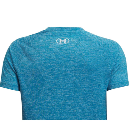 Ethereal Blue - Side - Under Armour Boys Tech 2.0 Short-Sleeved T-Shirt