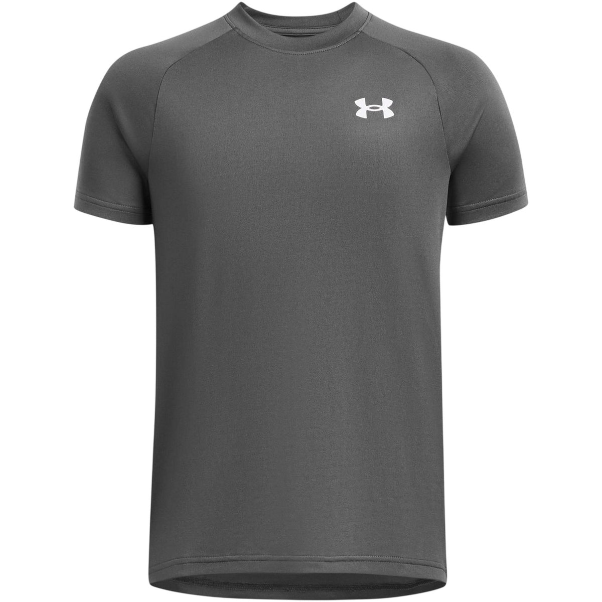 Pitch Grey - Front - Under Armour Boys Tech 2.0 Short-Sleeved T-Shirt